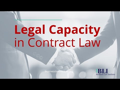 Legal Capacity in Contract Law • Can Minors Enter Into Contracts?