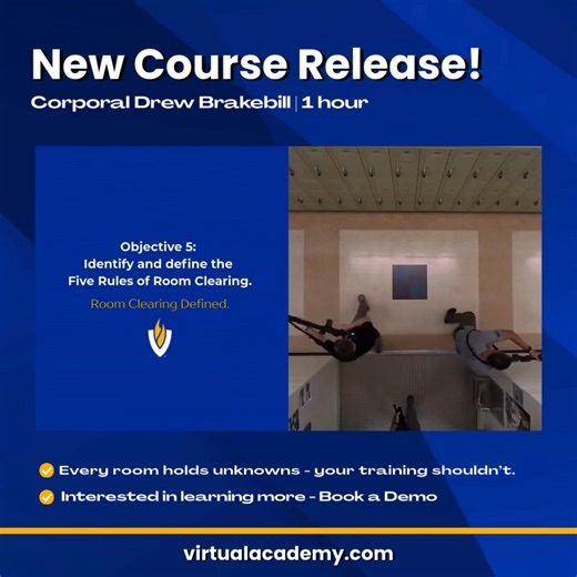 Can you make the right call under pressure❓ This course breaks down building and room clearing fundamentals - decision-making under stress, tactical movement, and proven clearing principles to support safer operations. Watch the full preview on our YouTube channel and don't forget to like + subscribe!  https://loom.ly/F25o2fQ  | Virtual Academy Online | Facebook