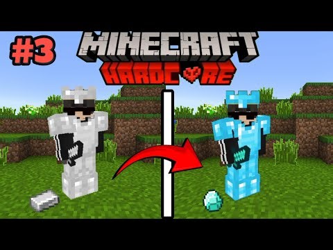 Finally full diamond armour in hardcore Minecraft!