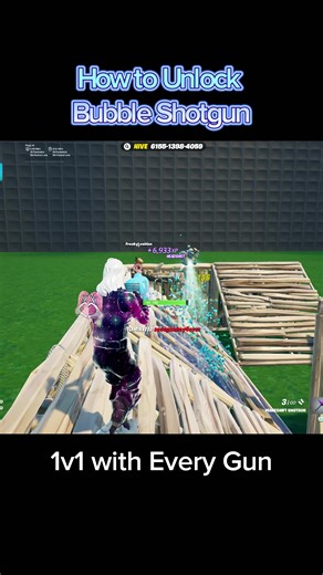 Unlock the Bubble Shotgun in 1v1 with Every Gun