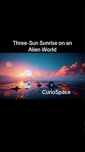 A Sunrise from Three Suns — An Alien Planet’s View