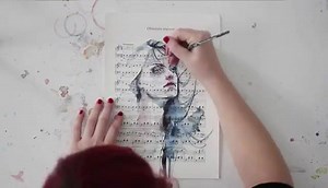 67K views · 692 reactions | 'OBSTINATE IMPASSE' Stunning painting by agnes-cecile Music & sheet from Emiliano Ercoli | Art Collective | Facebook