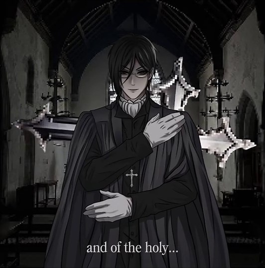 Priest Sebastian from Black Butler: An Artistic Exploration