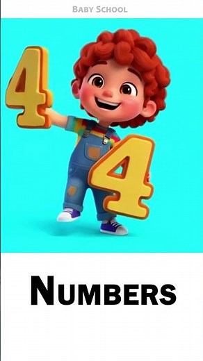 Number 40 to 50 | Learn Numbers 40–50 in English | Counting Numbers for Kids | Baby School