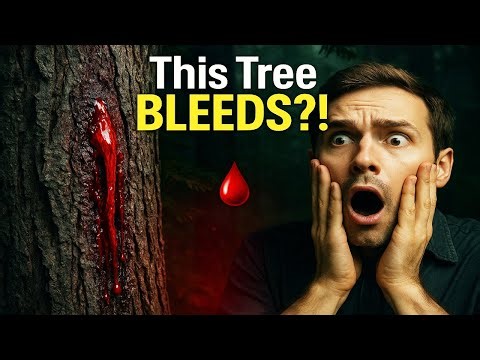 WHY THIS TREE BLEEDS RED LIKE A HUMAN! 🌳🩸 BLOODWOOD & DRAGON BLOOD MYSTERY EXPLAINED