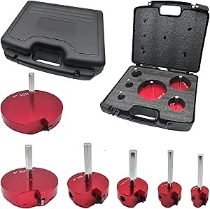 04529 for PPRK6 Plastic Pipe Fitting Reamer 6 Piece PVC Fitting Saver Kit fit into standard 1/2" drills PVC Socket Saver Tool Contains PPR75, PPR100, PPR150, PPR200, PPR300 and PPR400