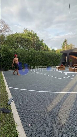 UNISPORT Professional Interlocking Basketball Court Tiles Fast Install