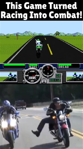 This Game Turned Racing Into Combat!😮 #SegaGenesis #roadrash #sega #motorcycle #racinggames