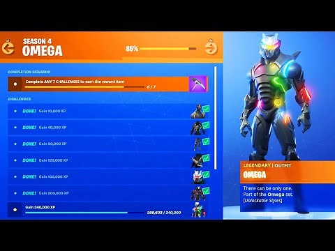 The New MAX OMEGA CHALLENGES in Fortnite..