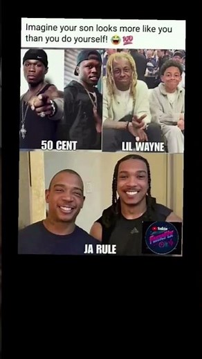 50 Cent's Son Looks MORE Like Him Than HE Does! #jarule #lilwayne #50cent#viral#shorts#legend