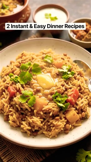 2 Instant Dinner Recipes ❤️ | One Pot Veg Khichdi & Paneer Bhurji | Easy & Tasty Dinner