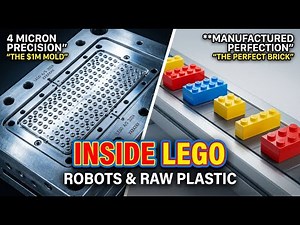 From Raw Plastic $rightarrow$ LEGO Billion-Dollar Molds & Robotic Automation.