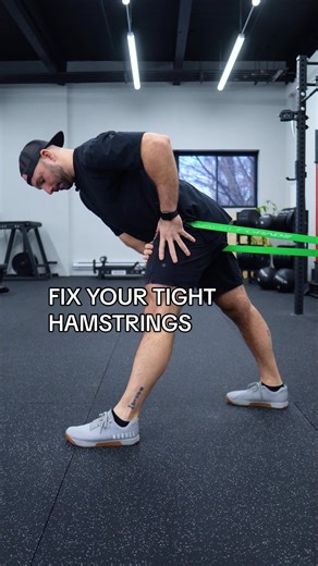 Banded Hamstring Stretch for Improved Flexibility