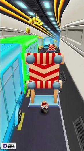 Bus and Subway Runner 🏃‍♂️ Endless Hoverboard Chase Game | Escape the Police & Fly High - 13 - Short