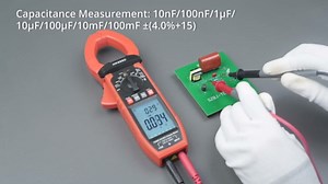 Proster Inrush Clamp Meter 1000A - TRMS 6000 Counts Multimeter 1000A DC/AC 1000V DC/AC NCV Continuity Capacitance Resistance Frequency Diode LOZ Testers Auto Range Backlit Flashlight with Storage Bag