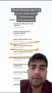Aryan Singh | 🚀 Master Data Structures and Algorithms (DSA) with ease! ✅ Detailed coverage of 15 essential DSA patterns with instructional videos ✅... | Instagram