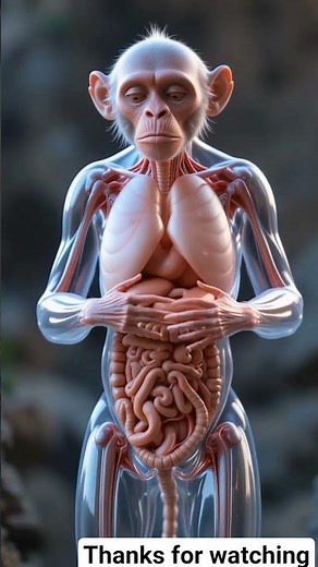 Amazing Inside View of a Monkey’s Body | Monkey Anatomy 3D Animation"