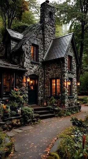 Magical Stone Cottage in the Forest 🌲 Cozy Interior Home Tour | Tiny House Inspiration