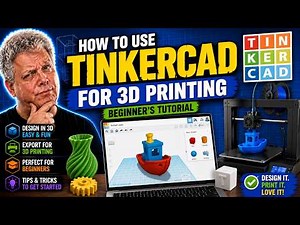 How to Use TinkerCAD for 3D Printing - Beginner's Tutorial