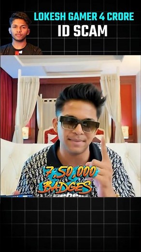 Lokesh Gamer I'D Scam 😱🚨 - para SAMSUNG A3,A5,A6,A7,J2,J5,J7,S5,S6,S7,S9,A10,A20,A30,A50,A70