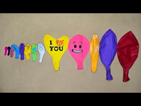 Extreme Satisfying ASMR Colorful Balloon Popping Compilation