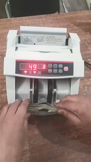 how to use cash counting machine
