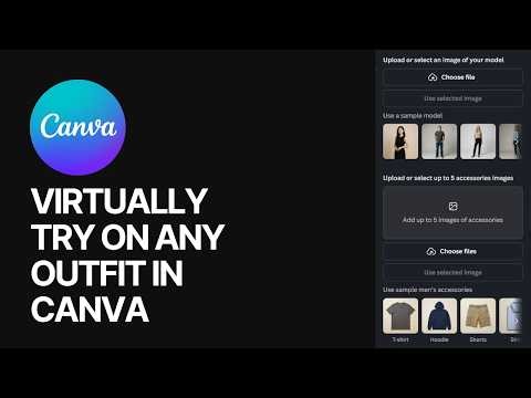 How To Virtually Try on Any Outfit in Canva? For Marketing or Fun 👚👕