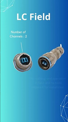 LC Field Fiber Optic connectors #connectors #fiberoptics