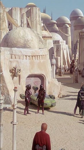 Why does Mos Espa look different than it did in The Phantom Menace?