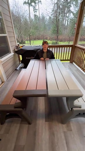 This is a Convert-a-Bench picnic table bench