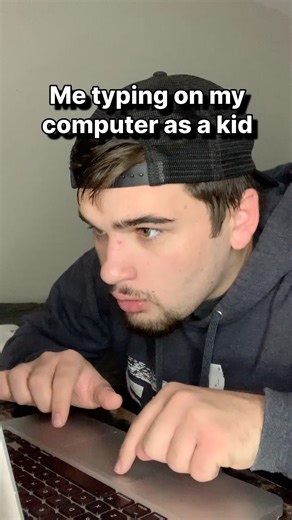 Me typing on computer vs my teacher