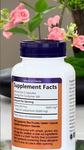 Pueraria Mirifica Capsules 2000mg Daily