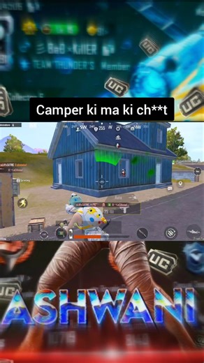 campers ki maa ki ch**t 🤡 #bgmi #music #bgmi #bgmiuclive #battleroyalegame #bgmiglitch