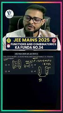 📘 JEE Main 2025 (22nd January Shift 2)– Functions & Counting Principle Problem | Wishal With Maths#s