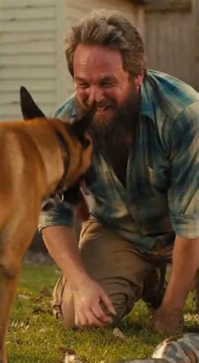 The dog saved him from the attack of a python!