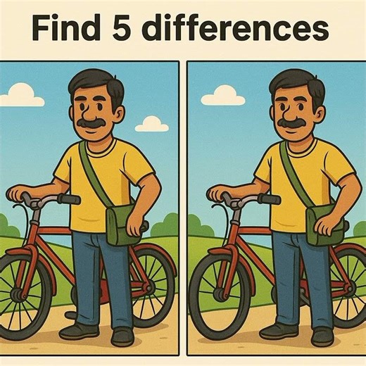 find the 5 Difference 🤔 l#quiz #visualchallenge #differenceschallenge #shorts #short #shortsfeed