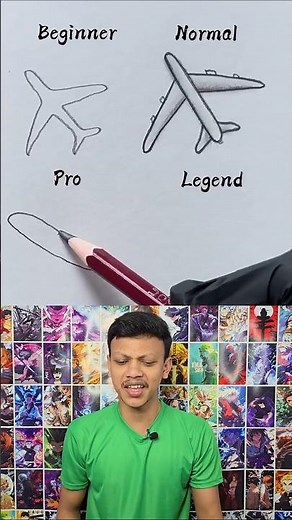 How To Draw Plane 🤔😱