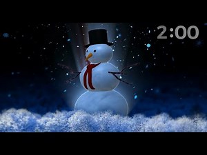 Winter Wonderland: 2-Minute Snowman Countdown Timer ⏳❄️