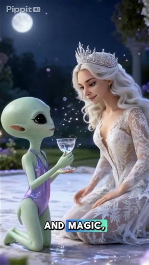 When the Princess Met an Alien #shortvideo #viral #disneyprincess