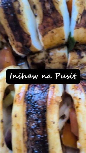 Inihaw na Pusit Recipe | Easy Filipino Grilled Squid