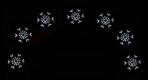 8' Snowflake Arch Holiday Light Display