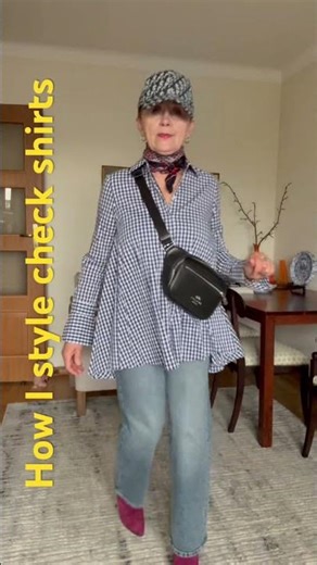 How I style check shirts. 3 different types.