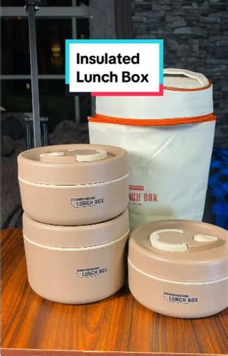 Portable Insulated Food Container Set #foodstorage #lunchbox #blackfriday #tiktokmademebuyit #flashsale