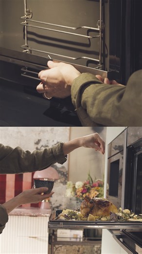 NEFF Home Appliances on Instagram: "All the space you need, exactly how you need it! With your NEFF oven’s adjustable comfort rail, you can rearrange your cooking space however you like – and make those big and elaborate meals easier than ever to pull together. #CookCreateInspire #NEFFHome #kitchen #oven #cookware"