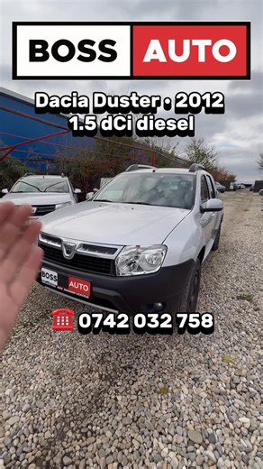 🔥 HAI LA BOSS! 🔥 Ți-am adus o Dacia Duster – 2012, 1.5 dCi diesel, SUV-ul românesc care a cucerit Europa prin simplitate, rezistență și spirit de aventură! 🇷🇴🚙💨 ⸻ 💪 Motor 1.5 dCi diesel – economic, fiabil și gata pentru orice drum ⛽⚙️ 🧠 Tehnologie Renault-Dacia – motor testat și dovedit, întreținere ușoară și costuri mici 💯🧩 🛞 Tracțiune 4x2 sau 4x4 (după echipare) – stabilitate și siguranță în orice condiții 🏔️🌧️❄️ 🛋️ Interior practic și spațios – loc confortabil pentru toți pasage