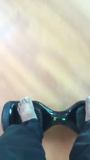 Riding hoverboard with fastest speed