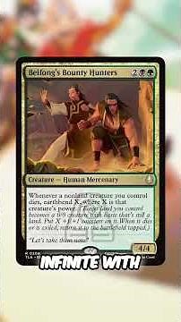 Earthbend Infinitely with Beifong's Bounty Hunters | #MTG #Magicthegathering #shorts