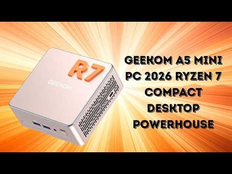 Best Mini PC for Work Gaming and Multitasking in Small Space GEEKOM A5 Mini PC 2026 Honest Review