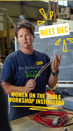 Meet Bec 👋 One of our amazing instructors here at Women on the Tools! Bec’s been with us since the beginning, working alongside our founder JC for over two years. She runs our reticulation, bricklaying and paving courses — and trust us, you’re guaranteed plenty of laughs and a relaxed, supportive vibe in her classes. Bec’s all about making sure you leave feeling confident, capable, and with no questions left unanswered. 💪 | Women On The Tools