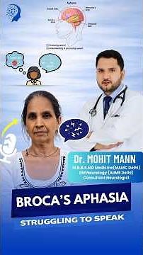 Broca’s Aphasia | Dr Mohit Mann – Consultant Neurologist